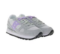 Saucony Shadow Original Damen Sneaker im Retro-Look mit EVA-Zwischensohle Echtleder-Schuhe S1108-840 Grau/Lila