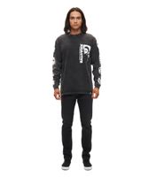 RE:COVERED X Studio Canal Evil Dead 2 oder Halloween Herren Langarm-Shirt mit Film-Print Baumwoll-Longsleeve Pullover Schwarz