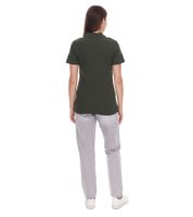 ELEVATE Helios Women's Polo Shirt, Cotton Pique Knit, 180 g/m², 3810770, Army Green, Dark Green, 5-Pack
