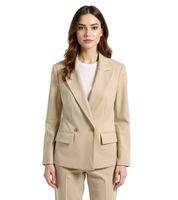 stylischer Damen Ausgeh-Blazer Herbst-Blazer Business-Blazer Baumwoll-Blazer in Khaki oder Mint