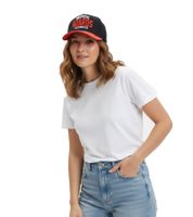 2er Sparpack European League Of Football Helvetic Guards Trucker Caps tiefschwarz/tomatenfarben