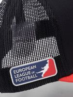 2er Sparpack European League Of Football Helvetic Guards Trucker Caps tiefschwarz/tomatenfarben