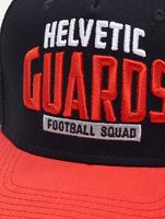 2er Sparpack European League Of Football Helvetic Guards Trucker Caps tiefschwarz/tomatenfarben