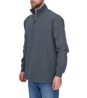 Suéter de cuello alto liso SANTINO Alex para hombre, gris oscuro, paquete económico de 2