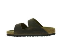 Ciabatte BIRKENSTOCK Arizona in pelle nabuk per uomo e donna, prodotte in Germania, modello stretto 352203 o 1027039, in marrone o kaki