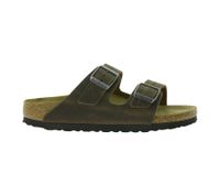 Ciabatte BIRKENSTOCK Arizona in pelle nabuk per uomo e donna, prodotte in Germania, modello stretto 352203 o 1027039, in marrone o kaki
