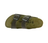 Ciabatte BIRKENSTOCK Arizona in pelle nabuk per uomo e donna, prodotte in Germania, modello stretto 352203 o 1027039, in marrone o kaki