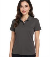 5-Pack ELEVATE Helios Women's Polo Shirt, Cotton Pique Knit, 180 g/m², 3810789, Dark Gray