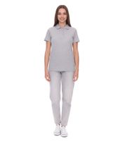 5-Pack ELEVATE Helios Women's Polo Shirt, Cotton Pique Knit, 180 g/m², 3810794 Gray