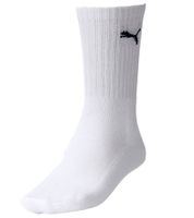 18 Paar PUMA schlichte Sport-Socken Baumwoll-Socken Tennis-Socken lange Strümpfe 7308 300 Weiß