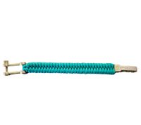 Bracelet I-BRACE en paracorde, corde de survie tressée en corde de parachute 550 résistante aux déchirures, Turquoise