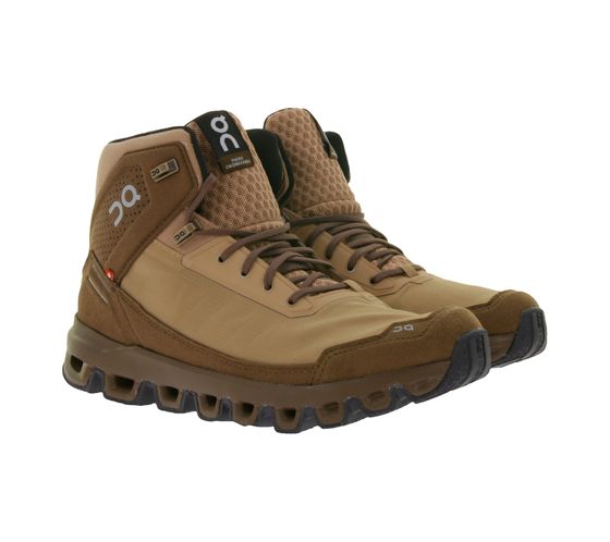 ON Running Cloudridge Damen Wander-Schuhe wasserdichte Trekking-Boots mit CloudTec-Dämpfung Sneaker-Boots 3399545 Braun