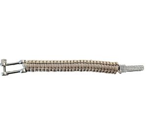 I-BRACE Paracord Armband Survival-Seil zum Armband geflochten aus reißfestem Parachute Beige I-BRACE Paracord Armband Survival-Seil zum Armband geflochten aus reißfestem Parachute Beige