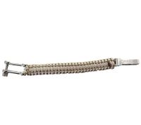 Bracelet I-BRACE en paracorde, corde de survie tressée en corde de parachute résistante aux déchirures, Beige