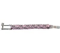 Bracelet I-BRACE en paracorde, corde de survie tressée en corde de parachute résistante aux déchirures, Rose