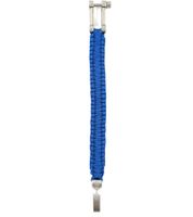 Bracelet en paracorde I-BRACE, corde de survie tressée en corde de parachute indéchirable 550 (IB1009) bleu