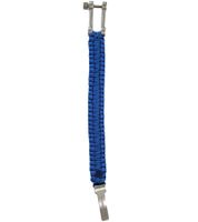 Bracelet en paracorde I-BRACE, corde de survie tressée en corde de parachute indéchirable 550 (IB1009) bleu