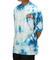 RE:COVERED X CAPCOM Herren T-Shirt mit Street Fighter-Print Baumwoll-Shirt Rundhals-Shirt in Grau mit Blanka oder in Blau mit Vega