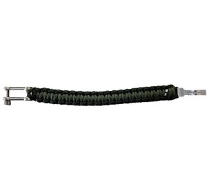I-BRACE Paracord Armband Survival-Seil zum Armband geflochten aus reißfestem Parachute Grün/Schwarz I-BRACE Paracord Armband Survival-Seil zum Armband geflochten aus reißfestem Parachute Grün/Schwarz