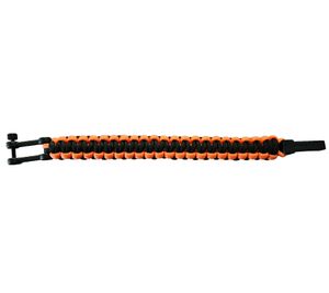 I-BRACE Paracord Armband Survival-Seil zum Armband geflochten aus reißfestem Parachute Schwarz/Orange I-BRACE Paracord Armband Survival-Seil zum Armband geflochten aus reißfestem Parachute Schwarz/Orange