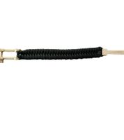 Bracelet I-BRACE en paracorde, corde de survie tressée en corde de parachute indéchirable 550 Cord IB1046 Noir