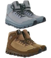 Chaussures de randonnée ON Running Cloudridge pour femme, bottes de trekking imperméables avec amorti CloudTec, baskets, 33,99 €, bleu clair ou marron