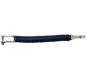 I-BRACE Paracord Bracelet, Survival Rope Braided Bracelet Made of Tear-Resistant Parachute Cord 550 IB1027 Blue I-BRACE Paracord Bracelet, Survival Rope Braided Bracelet Made of Tear-Resistant Parachute Cord 550 IB1027 Blue