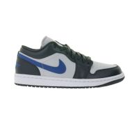 Zapatillas NIKE Air Jordan 1 Low para mujer con sistema de amortiguación Air Encapsulado, piel auténtica, DC0774 040, azul oscuro/gris