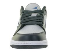 Zapatillas NIKE Air Jordan 1 Low para mujer con sistema de amortiguación Air Encapsulado, piel auténtica, DC0774 040, azul oscuro/gris