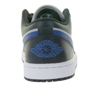 Zapatillas NIKE Air Jordan 1 Low para mujer con sistema de amortiguación Air Encapsulado, piel auténtica, DC0774 040, azul oscuro/gris