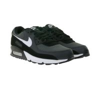 NIKE Air Max 90 - Zapatillas unisex de piel auténtica con amortiguación de aire, CN8490 002, color negro/blanco