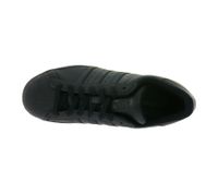 adidas Superstar Unisex Sneaker mit ikonischem Shell Toe Design Echtleder-Schuhe Low Top Sneaker EG4957 Schwarz