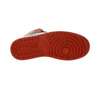 NIKE Air Jordan 1 Mid Men's Sneakers Genuine Leather Sneakers with Air Cushioning Mid-Top Basketball Shoe DQ8426 061 Red/Black