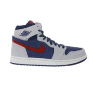 Zapatillas NIKE Air Jordan 1 Zoom para hombre de piel auténtica con amortiguación Zoom Air, caña media, para uso diario DV1307 406 Azul/Gris/Rojo