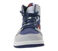 Zapatillas NIKE Air Jordan 1 Zoom para hombre de piel auténtica con amortiguación Zoom Air, caña media, para uso diario DV1307 406 Azul/Gris/Rojo