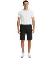 Pack de 2 vaqueros elásticos sin cierre para hombre - Bermudas, shorts de algodón, pantalones de verano, 926836 Azul/Negro
