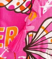ZWILLINGSHERZ Meer Anker Mix Dreiecks-Tuch im maritimen Design und Statement Print Mode-Tuch 30021-4 Pink/Orange/Bunt