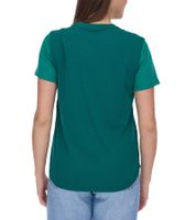 Outfitter OCEAN FABRICS TAHI T-shirt d'entraînement durable femme avec empiècements en mesh, lot de 2, T-shirt fitness, manches courtes, OUT-W-1021-OTW-23 Vert