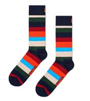 9 paia di calzini in cotone Happy Socks in confezione regalo "Polar Edition" con orsi polari, pinguini e balene in blu/blu navy/nero o "Sausage & Beer" con salsiccia, birra e righe in blu/blu navy/rosso