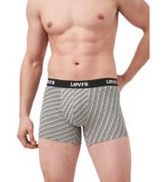 Confezione da 7 boxer da uomo LEVI'S in cotone con elastico colorato in vita, in confezione regalo, 701225625 00, in nero/blu/multicolore