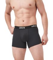 Confezione da 7 boxer da uomo LEVI'S in cotone con elastico colorato in vita, in confezione regalo, 701225625 00, in nero/blu/multicolore