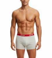 Confezione da 7 boxer da uomo LEVI'S in cotone con elastico colorato in vita, in confezione regalo, 701225625 00, in nero/blu/multicolore