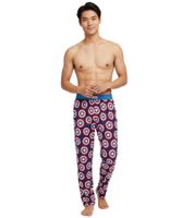 RE:COVERED X MARVEL Loungepants Herren Schlafanzug-Hose Pyjama-Hose mit Captain America oder Marvel-Figuren PCMARV50 Blau/Rot oder Grau