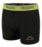 Pack de 10 calzoncillos bóxer Kappa para hombre con el logotipo y la inscripción de la marca, 351K1JW ADO, negro/lima