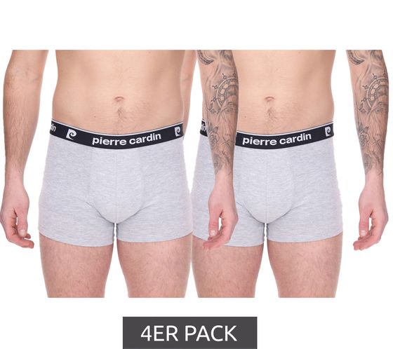 4-pack of Pierre Cardin men's cotton boxer shorts R808 6500 gray