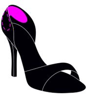 Paquete económico de 10 plantillas Sole Sister Heelers transpirables y amortiguadoras para tacones altos, color negro/gris