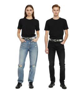 ACDC Gürtel von einer australische Rockband Leder-Gürtel verstellbarer Freizeit-Gürtel Schwarz ACDC Gürtel von einer australische Rockband Leder-Gürtel verstellbarer Freizeit-Gürtel Schwarz