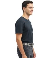 Cinturón AC/DC de una banda de rock australiana. Cinturón de cuero, cinturón casual ajustable, negro.