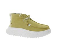 HEY DUDE Wendy Peak Damen Schlupf-Stiefelette im Mokassin-Look mit Wechselfußbett und Echtleder 40411-265 Beige