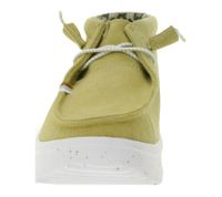 HEY DUDE Wendy Peak Damen Schlupf-Stiefelette im Mokassin-Look mit Wechselfußbett und Echtleder 40411-265 Beige